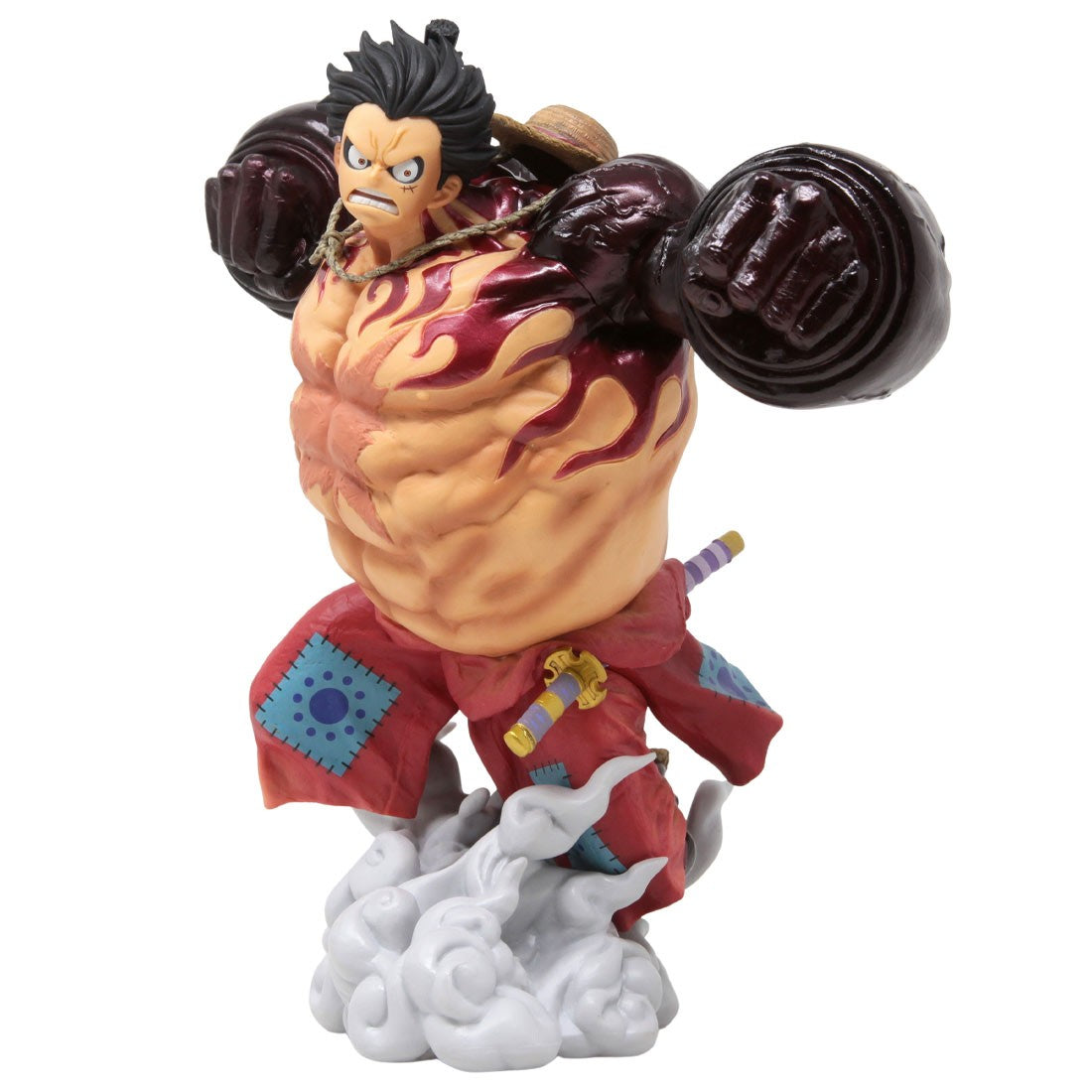 Ichiban Kuji One Piece BWFC Zoukeiou-Choujokessen 3 SUPER MASTER STARS B Monkey D Luffy Gear 4 THE BRUSH