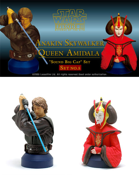PEPSI NO.5 SOUND BIG CAP SETS ANAKIN SKYWALKER QUEEN AMIDALA