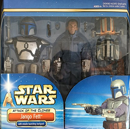 HASBRO (ACTION FIGURE) JANGO FETT / WITH MISSLE LAUNCHING BACKPACK 12