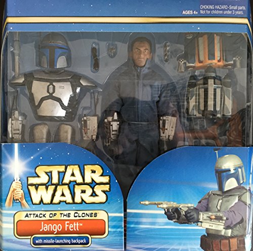 HASBRO (ACTION FIGURE) JANGO FETT / WITH MISSLE LAUNCHING BACKPACK 12
