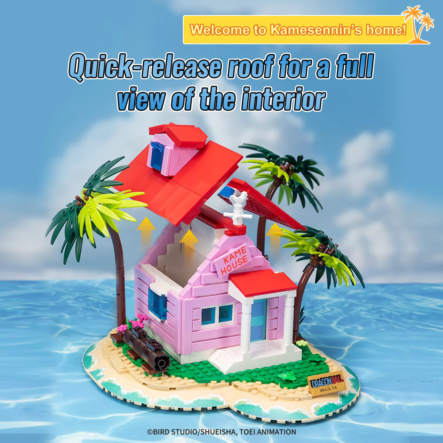 Pantasy x Dragon Ball Kame House 87002 Building Set