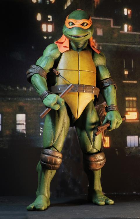 Teenage Mutant Ninja Turtles (1990 Movie) Michelangelo 1/4 Scale Figure (BBTS Mint)