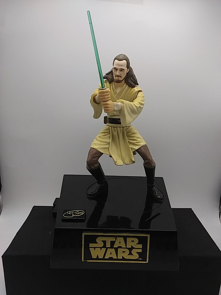 Thinking Toy Star Wars Episode 1 Phantom Menace Qui Gon Jinn Interactive Talking Coin Bank